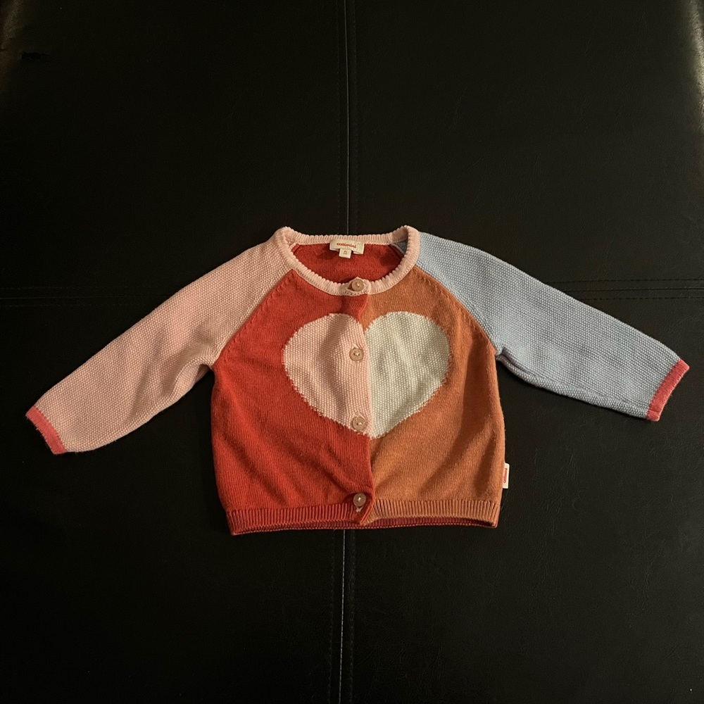Catimini heart cardigan